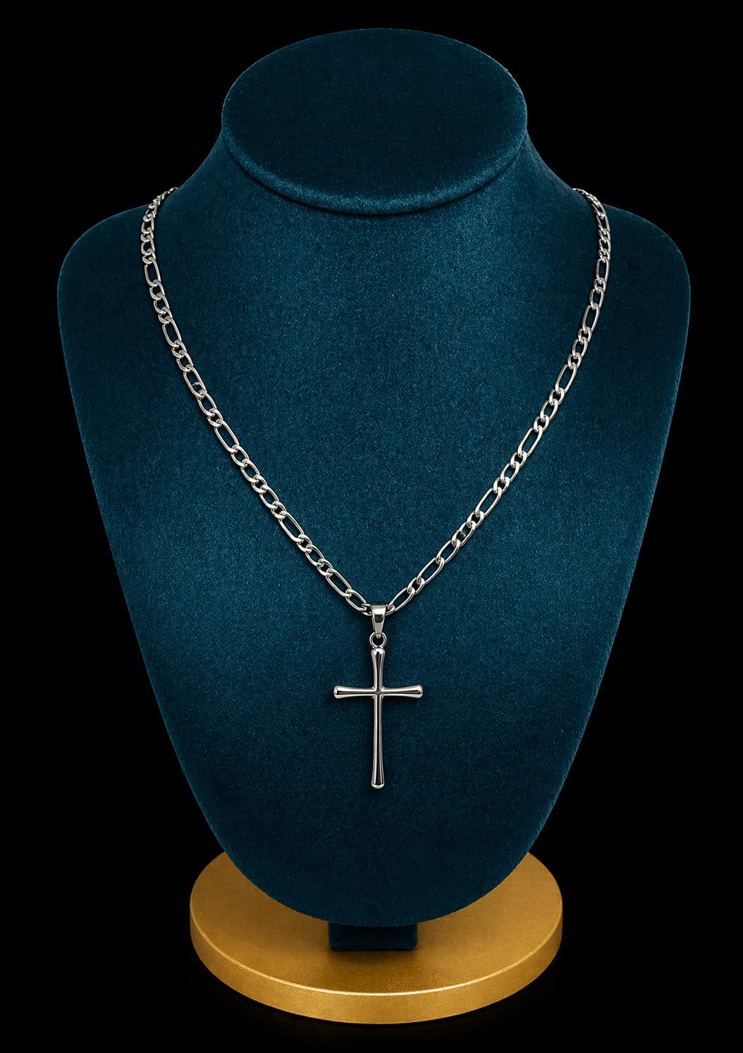 Collar de Dije Cruz Imperio Plateado - BRØNNCollar de Dije Cruz Imperio PlateadoBrønnBRØNNPlateadoAcero inoxidableCollar de Dije Cruz Imperio Plateado
