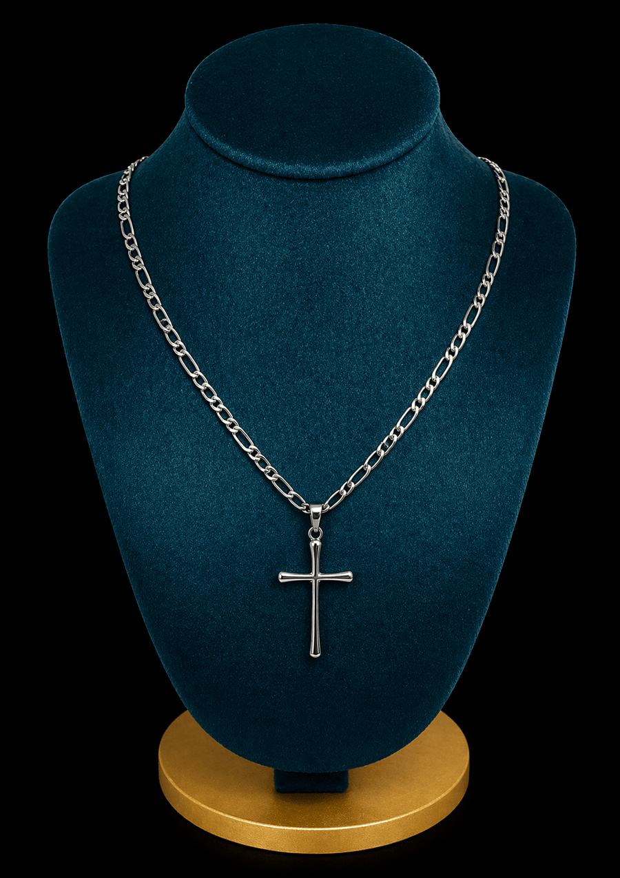 Collar de Dije Cruz Imperio Plateado - BRØNNCollar de Dije Cruz Imperio PlateadoBrønnBRØNNPlateadoAcero inoxidableCollar de Dije Cruz Imperio Plateado