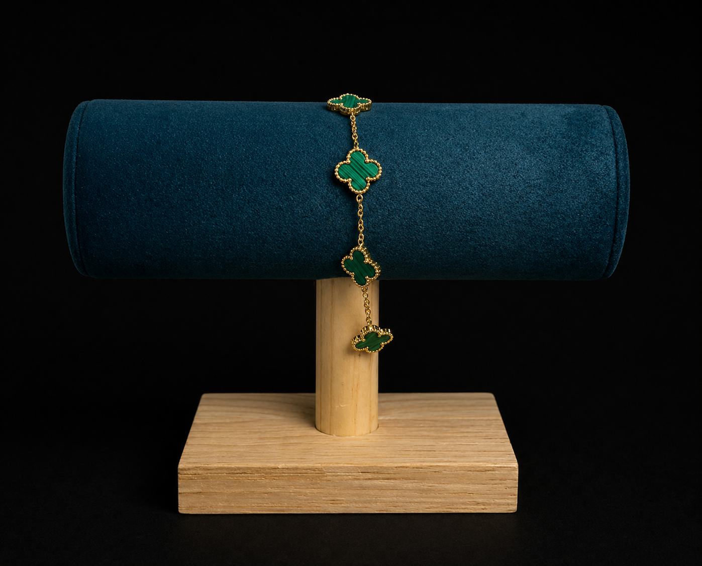 Pulsera VanCleef Blanco Verde