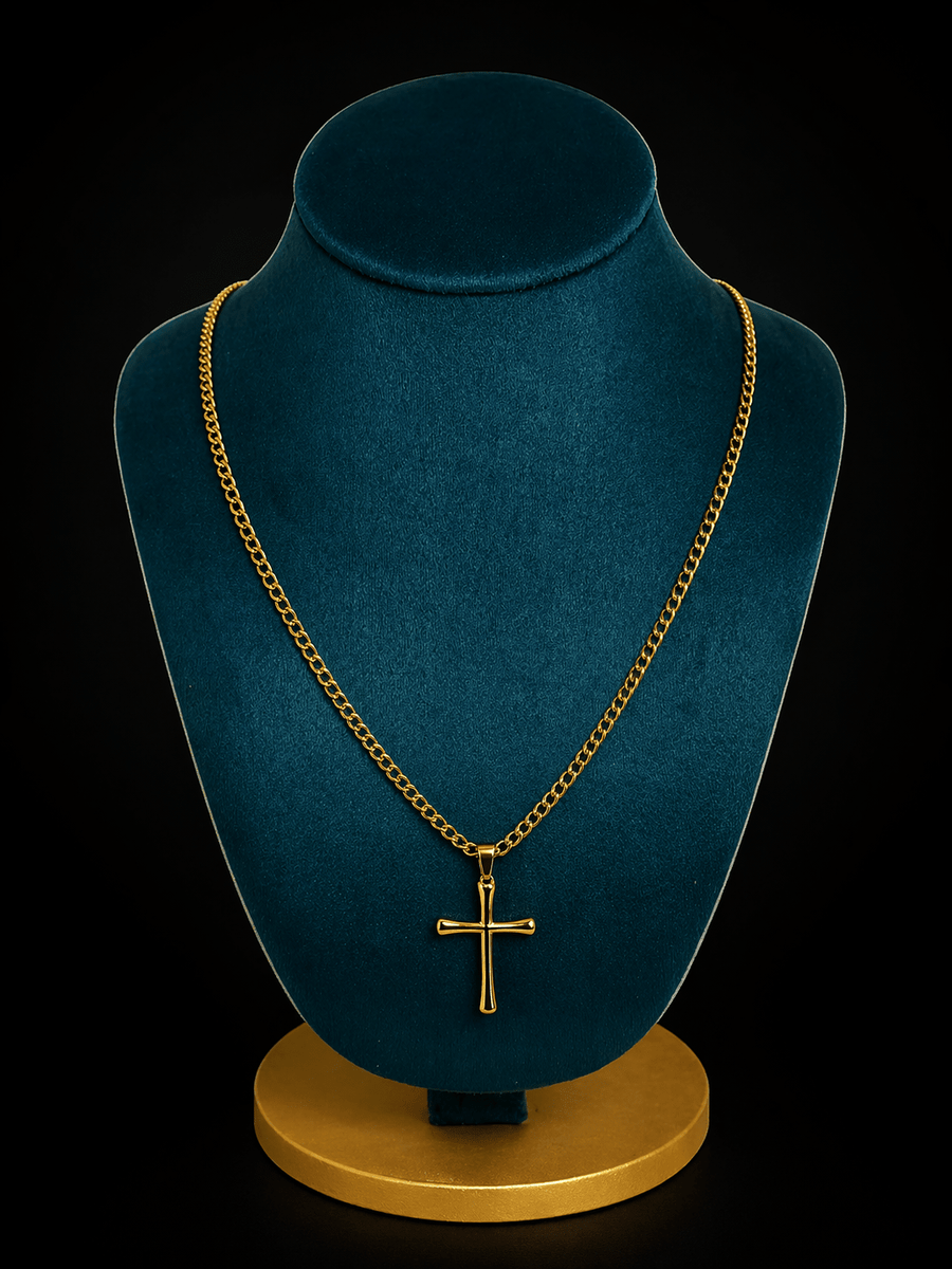 Collar de Dije Cruz Imperio Dorado - BRØNNCollar de Dije Cruz Imperio DoradoBrønnBRØNNDoradoCollar de Dije Cruz Imperio Dorado