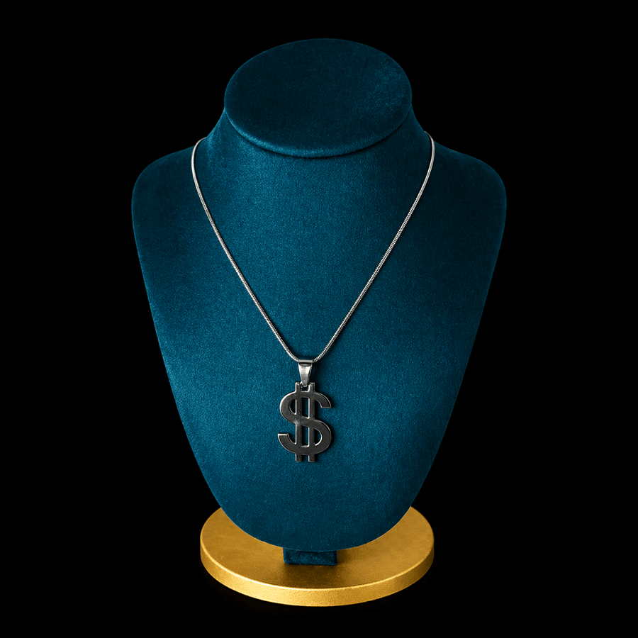 Collar con Dije Billion Asset Plateado - BRØNNCollar con Dije Billion Asset PlateadoBrønnBRØNNPlateadoAcero inoxidableCollar con Dije Billion Asset Plateado