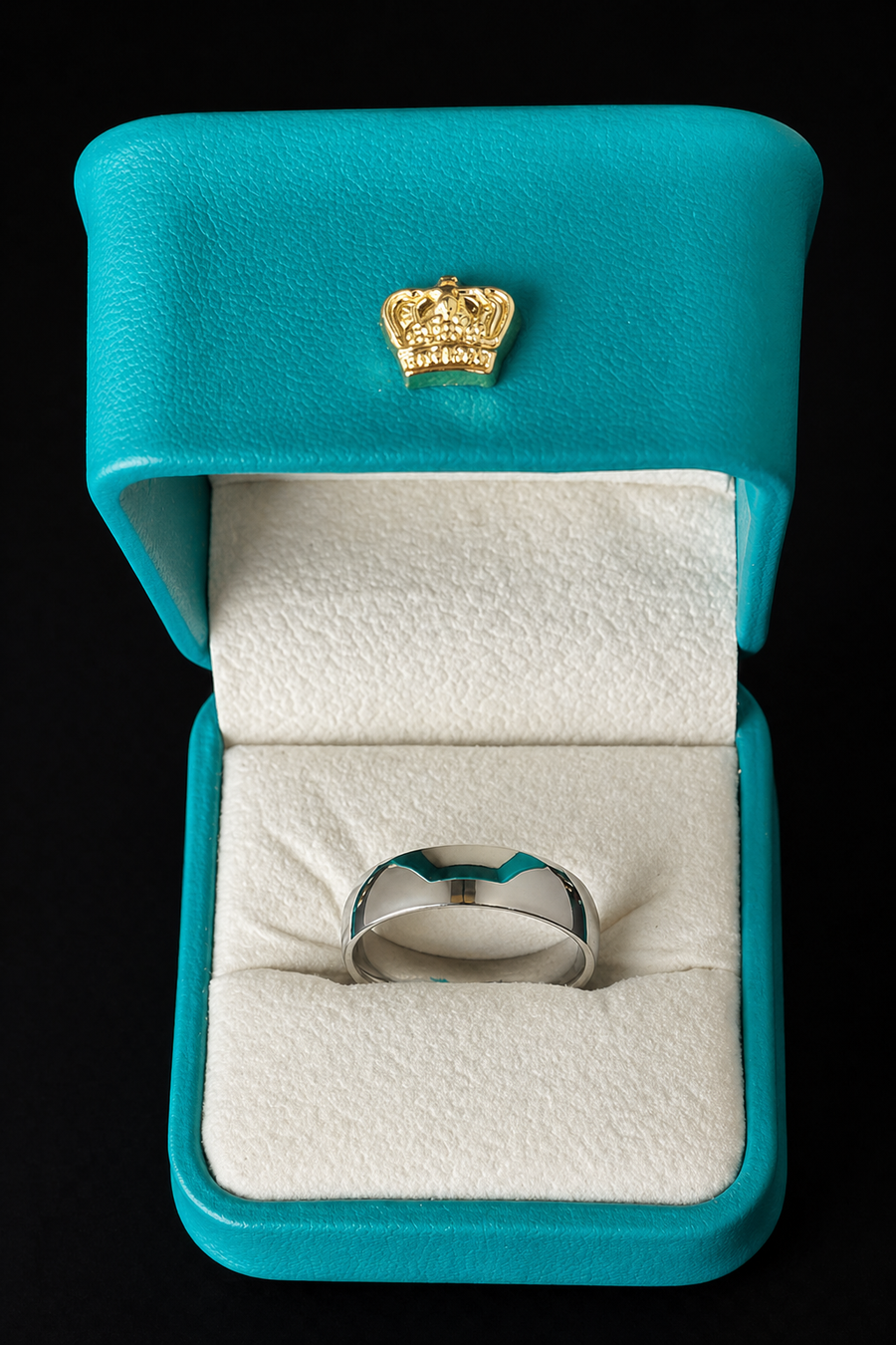 Anillo Liso Plateado