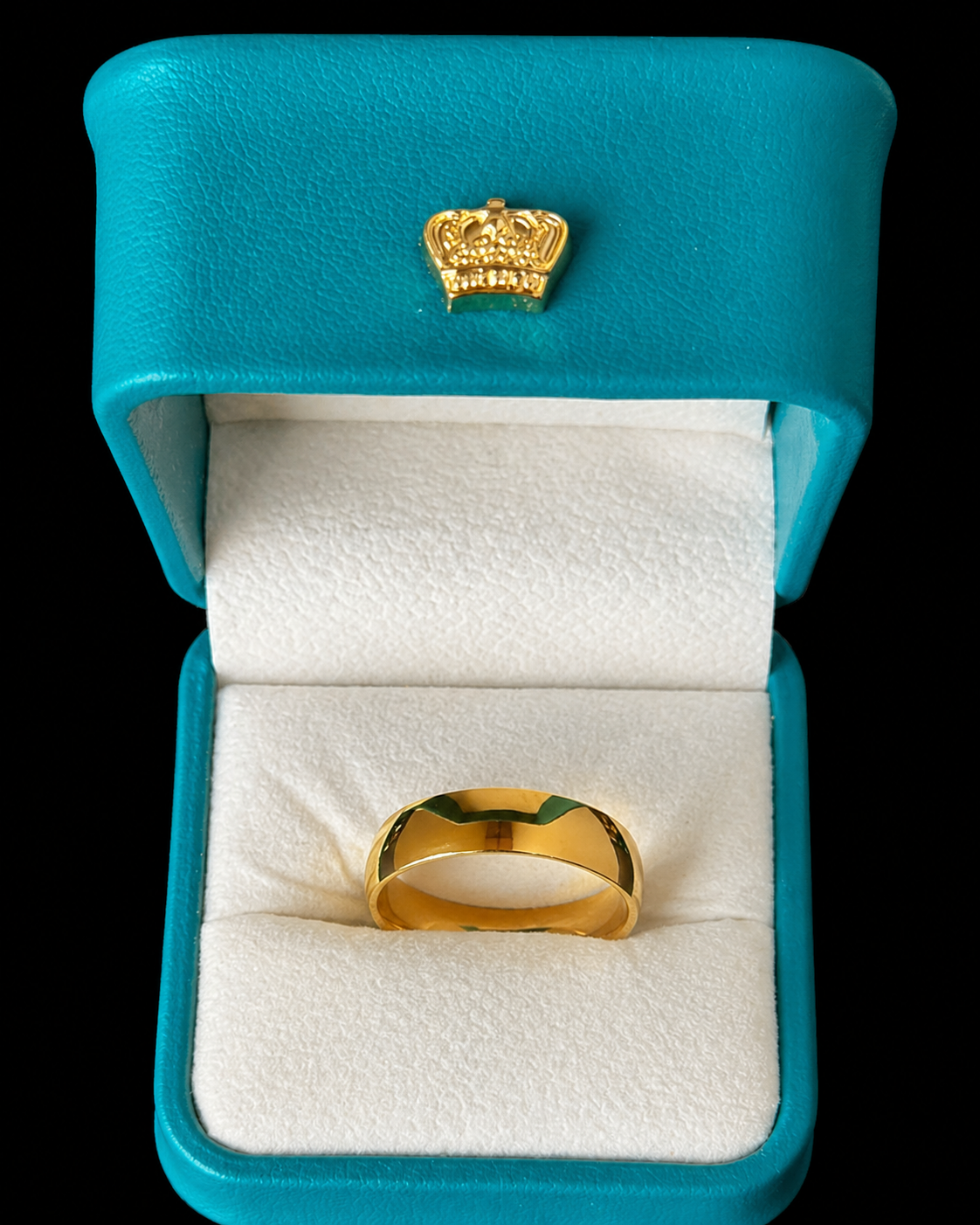 Anillo Liso Dorado