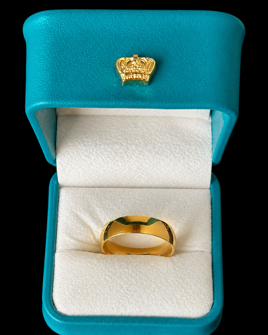 Anillo Liso Dorado